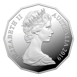 50c 2019 50th Anniversary of the Dodecagon 50c Silver Proof