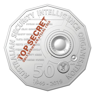 50c 2019 70 Years of ASIO UNC