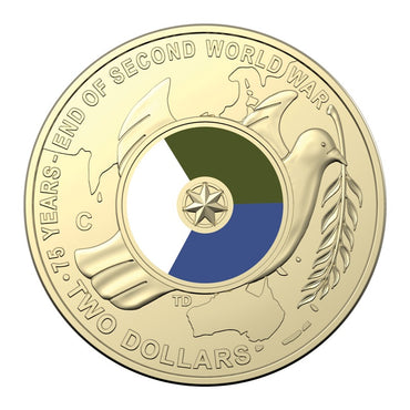 $2 2020 75th Anniversary of the End of WWII 'C' Mintmark UNC