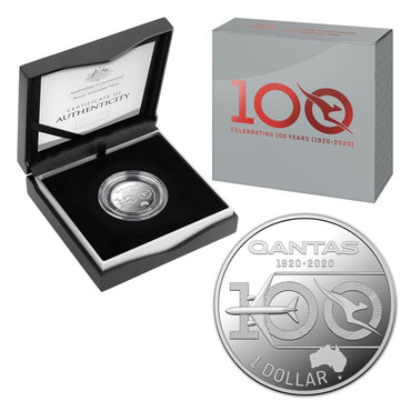 $1 2020 QANTAS Centenary 1/2oz Silver Proof | $1 2020 QANTAS Centenary 1/2oz Silver Proof | $1 2020 QANTAS Centenary 1/2oz Silver Proof