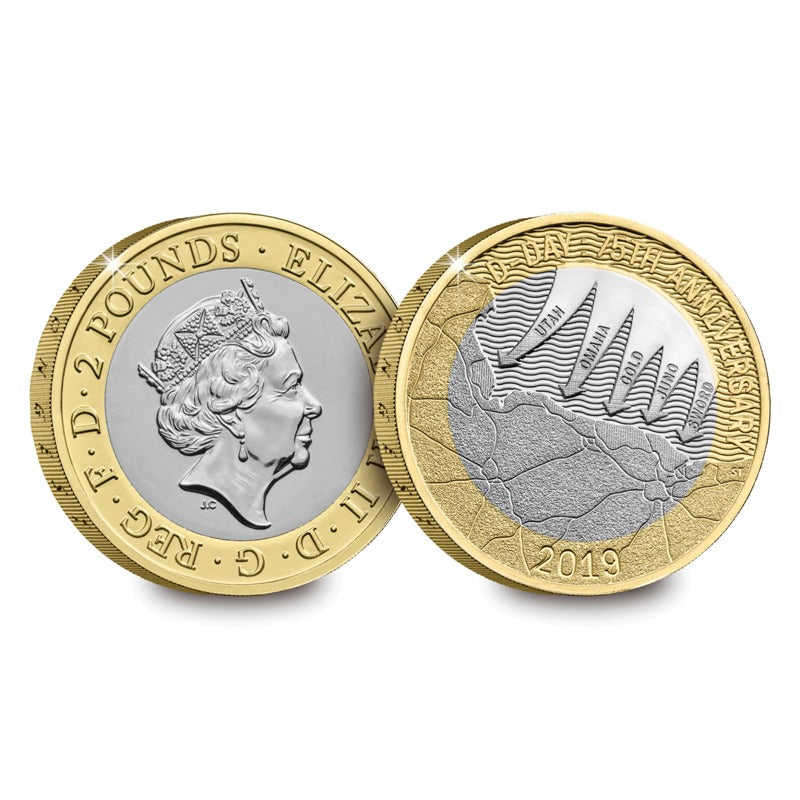 2019 D-Day 75th Anniversary 4 Coin Pack