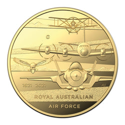 $10 2021 Heroes of the Sky 1/10oz Gold Proof