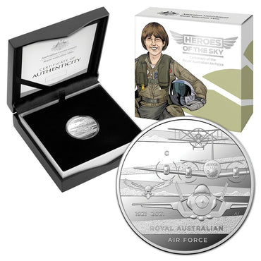 $1 2021 Heroes of the Sky RAAF Silver Proof