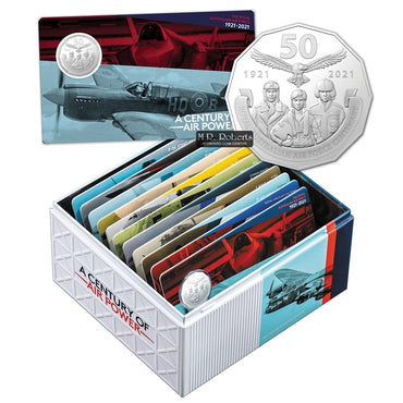 50c 2021 Centenary of Royal Australian Air Force 11 Coin Collection