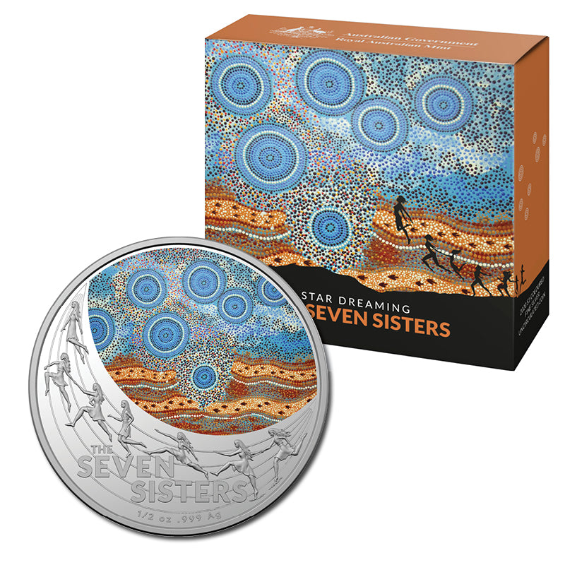 $1 2020 Star Dreaming - Seven Sisters 1/2oz Silver UNC