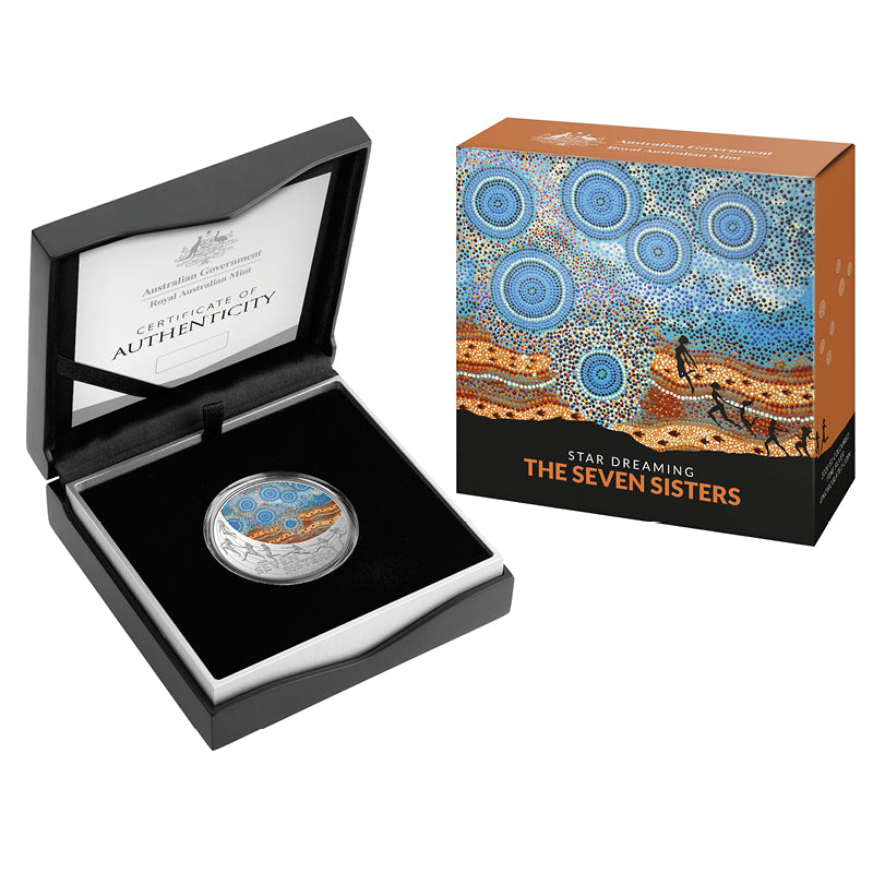 $1 2020 Star Dreaming - Seven Sisters 1/2oz Silver UNC