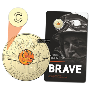 $2 2020 Firefighters 'C' Mintmark