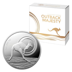 $1 2021 Kangaroo - Outback Majesty 1oz Silver Proof