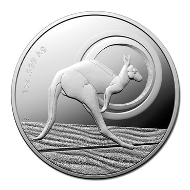 $1 2021 Kangaroo - Outback Majesty 1oz Silver Proof