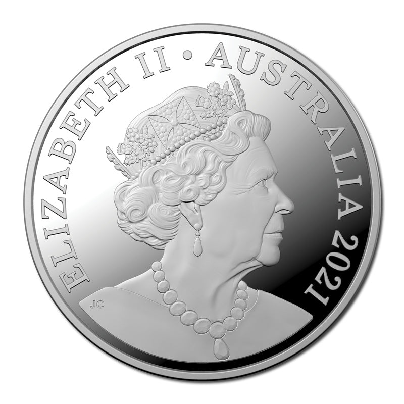 $1 2021 Kangaroo - Outback Majesty 1oz Silver Proof