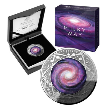 $5 2021 The Earth & Beyond - The Milky Way Domed Silver Proof