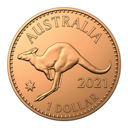 $1 2021 Australian Pennies Copper 2 Coin Set