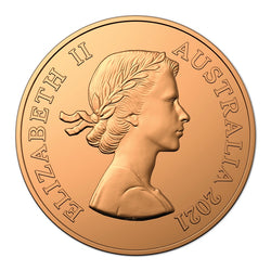 $1 2021 Australian Pennies Copper 2 Coin Set