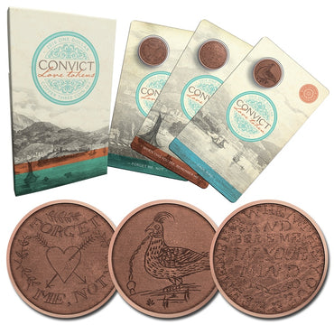 $1 2016 Convict Love Tokens 3 Coin Set