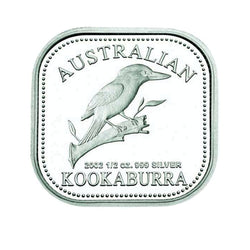 2002 Kookaburra 1/2oz Silver Square Proof Coin
