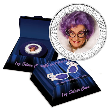 2006 Dame Edna Everage 1oz Silver Proof