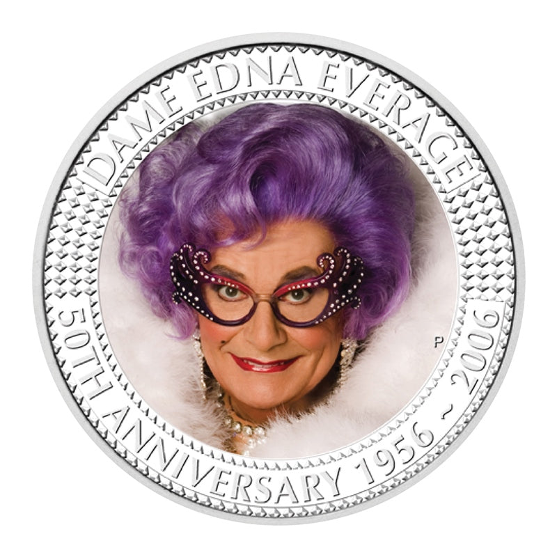 2006 Dame Edna Everage 1oz Silver Proof