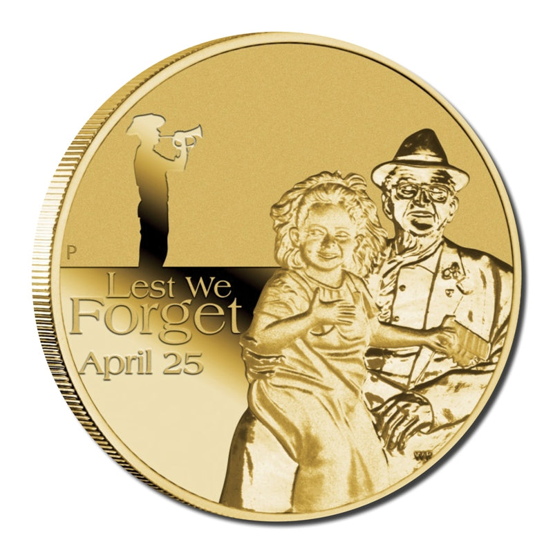 2009 $1 ANZAC Day - Lest We Forget UNC