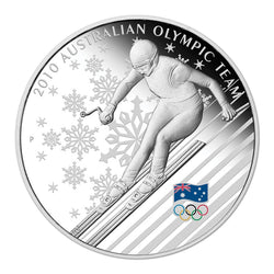 2010 Australian Olympic Winter Team 1oz Silver Proof