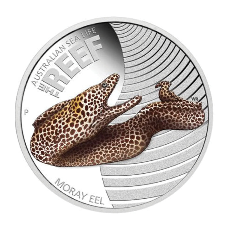2010 Sealife Series - Moray Eel 1/2oz Silver