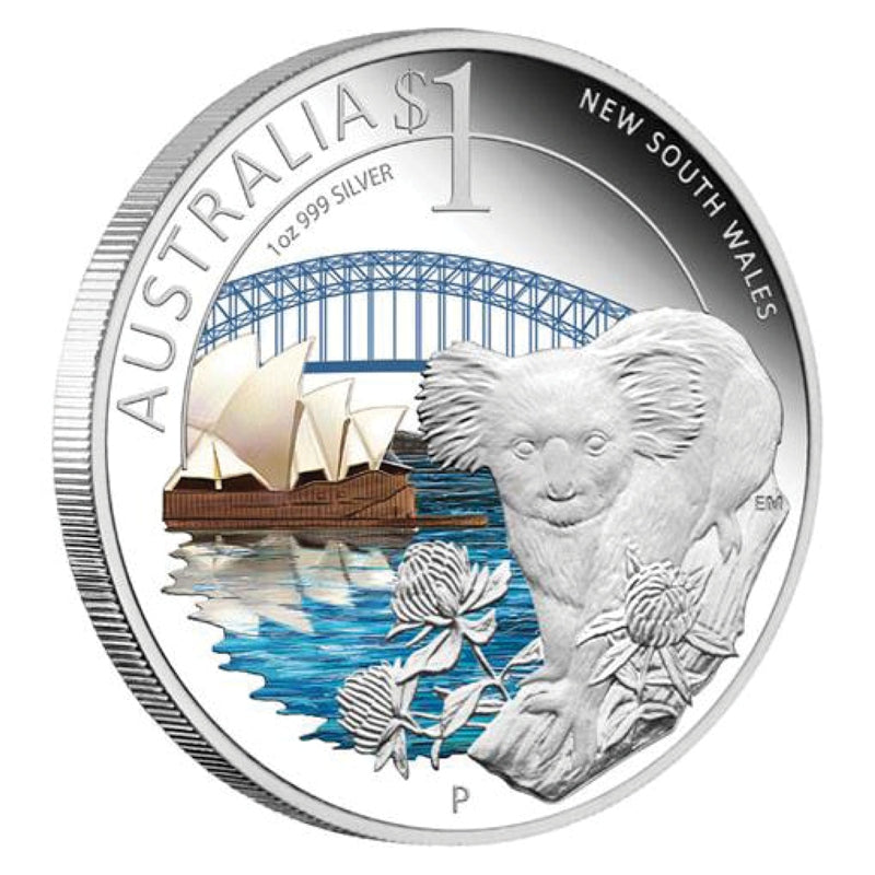 2010 Celebrate Australia - NSW Sydney 1oz Silver Coin Show Special