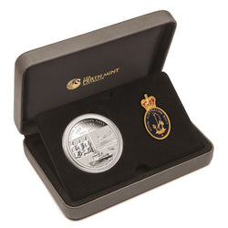 2011 Royal Australian Navy Centenary 1oz Silver Coin & Badge Set