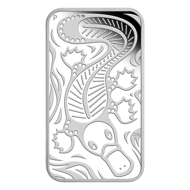 2011 Dreaming Series - Platypus Rectangular 1oz Silver