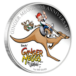 2011 Ginger Meggs 1oz Silver Coloured Proof Coin