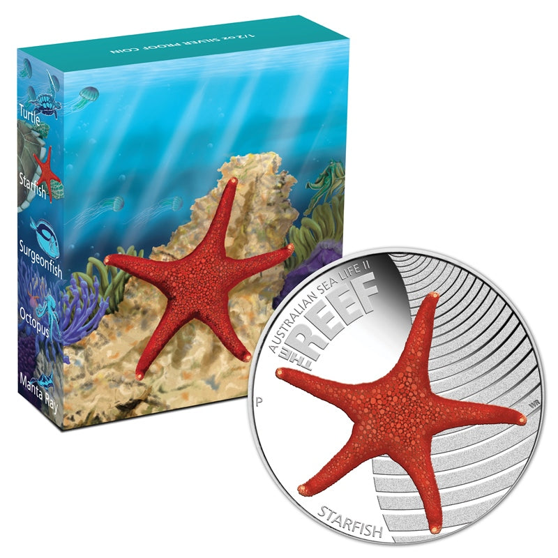 2011 Sea Life II  - Starfish 1/2oz Silver Proof