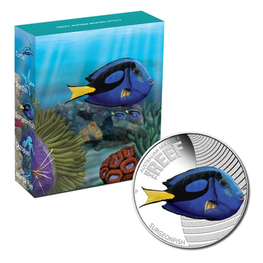 2012 Sealife Series II - Surgeonfish 1/2oz Silver Proof