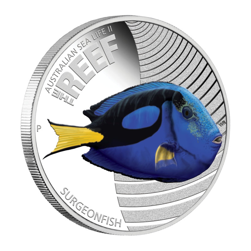 2012 Sealife Series II - Surgeonfish 1/2oz Silver Proof