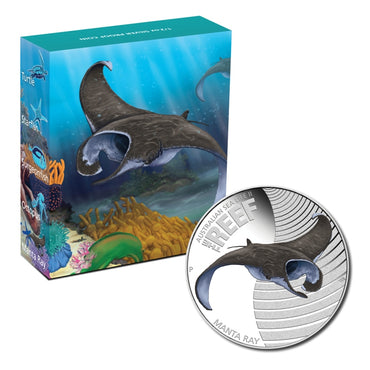 2012 Sealife Series II - Manta Ray 1/2oz Silver Proof
