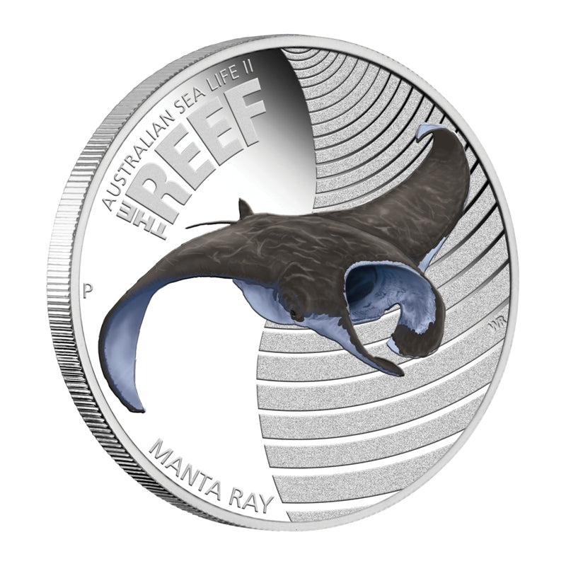 2012 Sealife Series II - Manta Ray 1/2oz Silver Proof