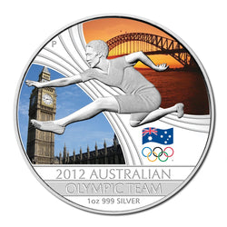 2012 Australian Olympic Team 1oz Silver Proof