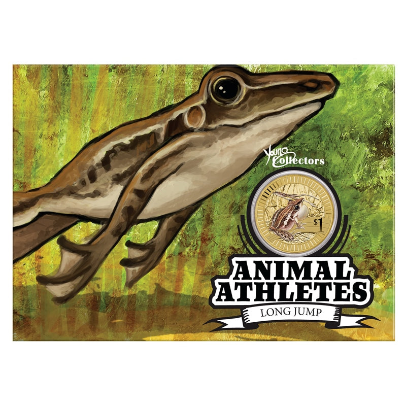 2012 Animal Athletes - Long Jump Frog $1 UNC