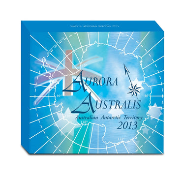 2013 Australian Antarctic Territory Series - Aurora Australis 1oz Silver Proof