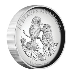 2013 Kookaburra High Relief 1oz Silver Proof