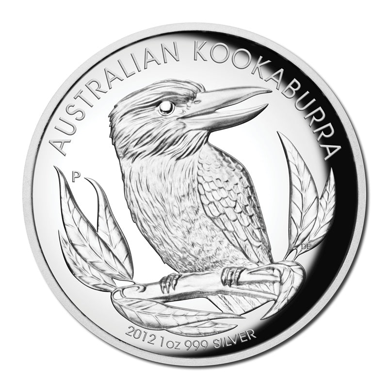 2012 Kookaburra High Relief 1oz Silver Proof