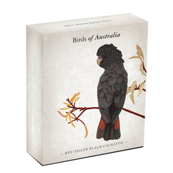 2013 Birds of Australia - Red-Tailed Cockatoo 1/2oz Silver Proof