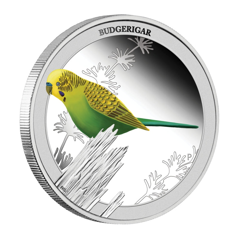 2013 Birds of Australia - Budgerigar 1/2oz Silver Proof