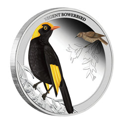 2013 Birds of Australia - Regent Bowerbird 1/2oz Silver Proof