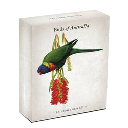 2013 Birds of Australia - Rainbow Lorikeet 1/2oz Silver Proof