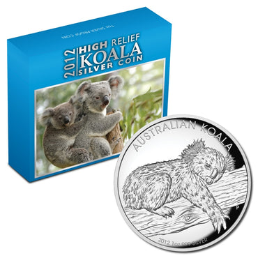 2012 Koala High Relief 1oz Silver Proof
