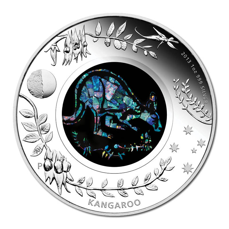 2013 Opal Series - Kangaroo 1oz Silver Proof