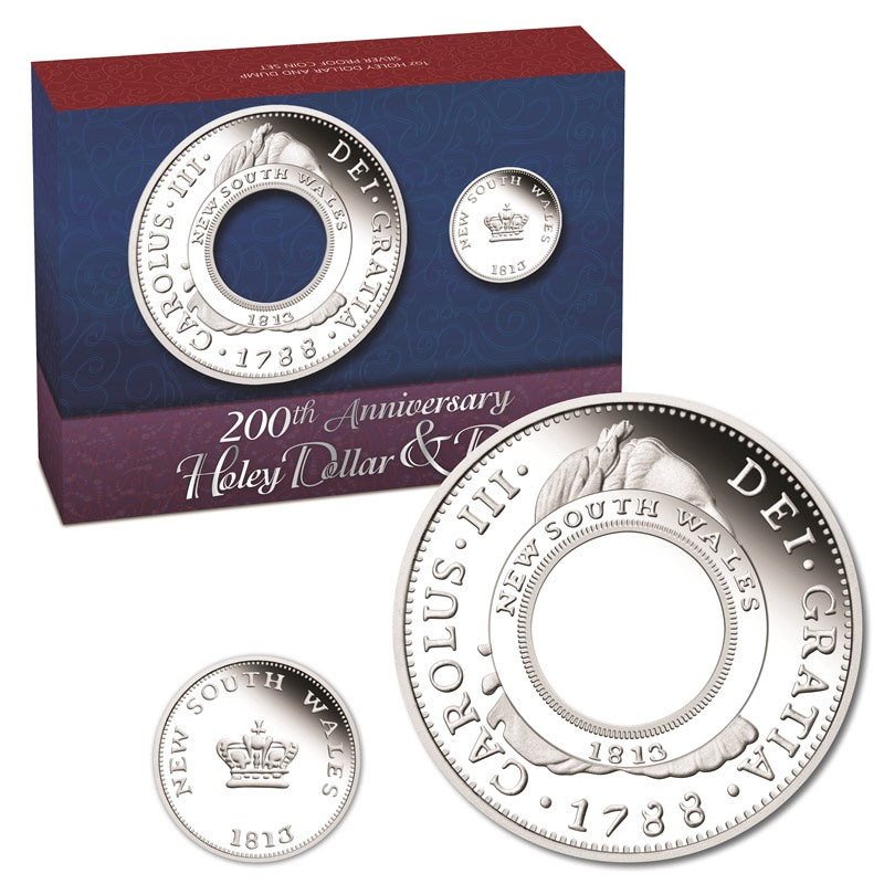 2013 200th Anniversary of the Holey Dollar & Dump 1oz Silver Proof | 2013 200th Anniversary of the Holey Dollar & Dump 1oz Silver Proof reverse