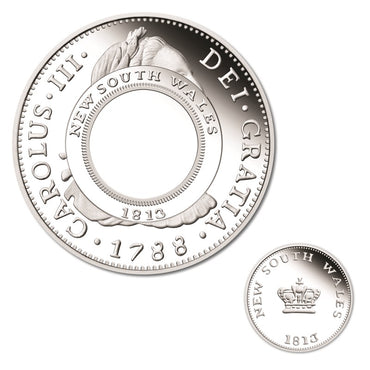 2013 200th Anniversary of the Holey Dollar & Dump 1oz Silver Proof