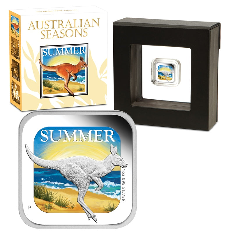 2013 Australian Seasons - Summer 1oz Silver | 2013 Australian Seasons - Summer 1oz Silver reverse