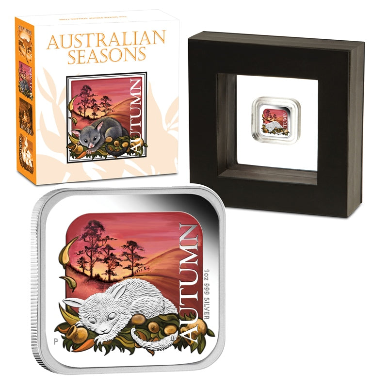 2013 Australian Seasons - Autumn 1oz Silver | 2013 Australian Seasons - Autumn 1oz Silver reverse