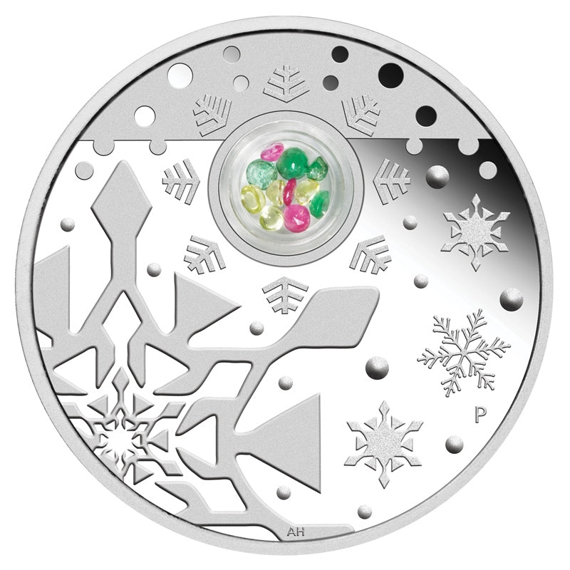 2012 Australian Christmas Locket 1oz Silver Coin