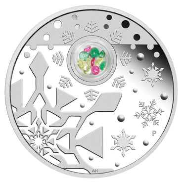 2012 Australian Christmas Locket 1oz Silver Coin